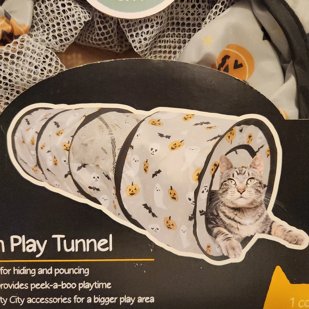 Pop-up Cat Play Tunnel Cat Toy Tunnel